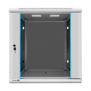 Exegate EX298604RUS Шкаф телекоммуникационный 19" настенный 12U ExeGate EC-WM-12U.600.G.GREY (19”, 12U, 600x600x635mm (ШхГхВ), передняя дверь закаленное стекло, съемные боковые панели, пыле- и влагоза