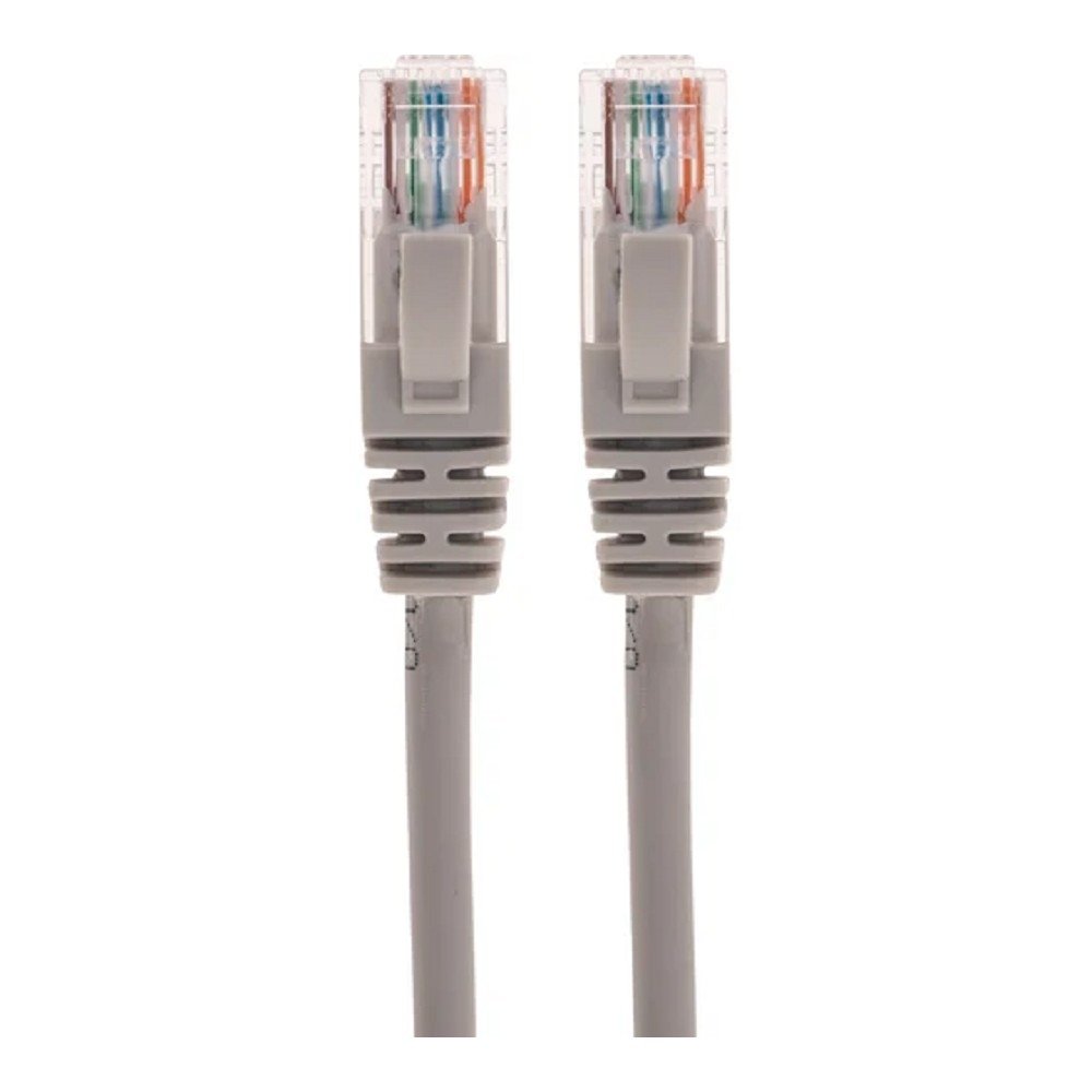 Rexant (02-0100-1) Патч-корд U/UTP, CAT 5e, RJ45-RJ45, 26AWG, LSZH, серый, 1м