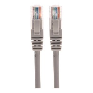 Rexant (02-0100-1) Патч-корд U/UTP, CAT 5e, RJ45-RJ45, 26AWG, LSZH, серый, 1м