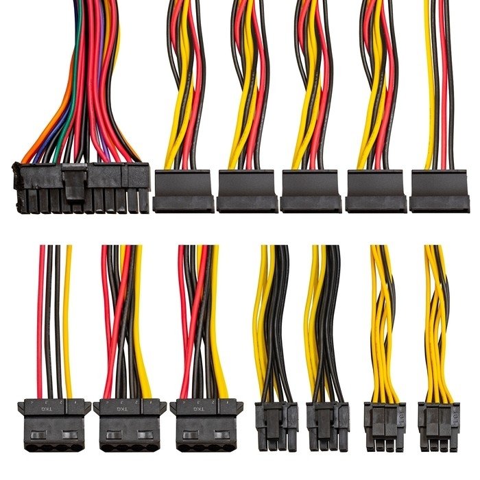 Exegate EX292177RUS Блок питания 800W ExeGate 800NPXE (ATX, PPFC, 12cm fan, 24pin, 2x(4+4)pin, 2xPCI-E, 5xSATA, 3xIDE, black)