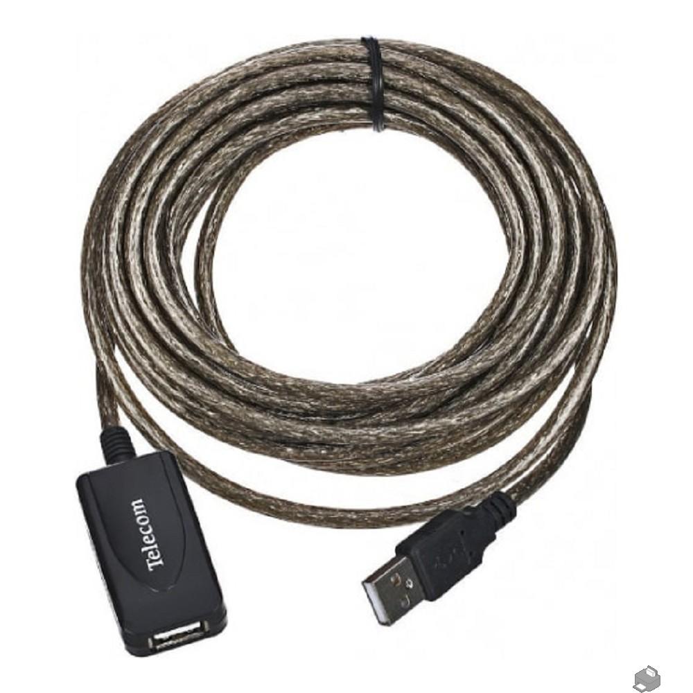 Telecom Кабель USB2.0-repeater, удлинительный активный <Am-->Af> 5м <TUS7049-5M>[6926123512005]