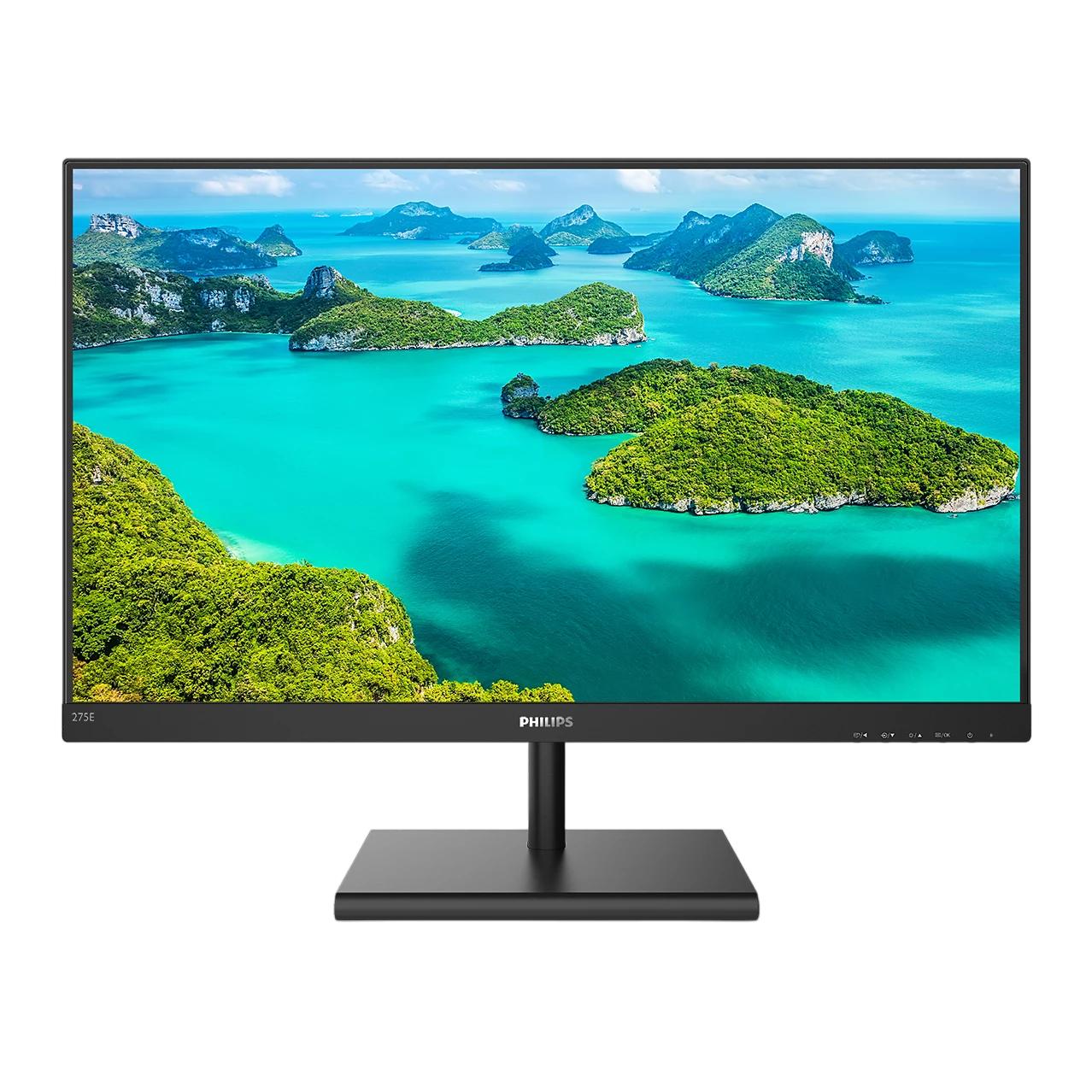 Монитор Philips 275E1S 27'', 2560x1440, IPS, 75hz, 50M:1, 250cd, 4ms, VGA, HDMI, DP 1.2, VESA, 3Y, Black/ Philips 275E1S 27'', 2560x1440, IPS, 75hz, 50M:1, 250cd, 4ms, VGA, HDMI, DP 1.2, VESA, 3Y, Black