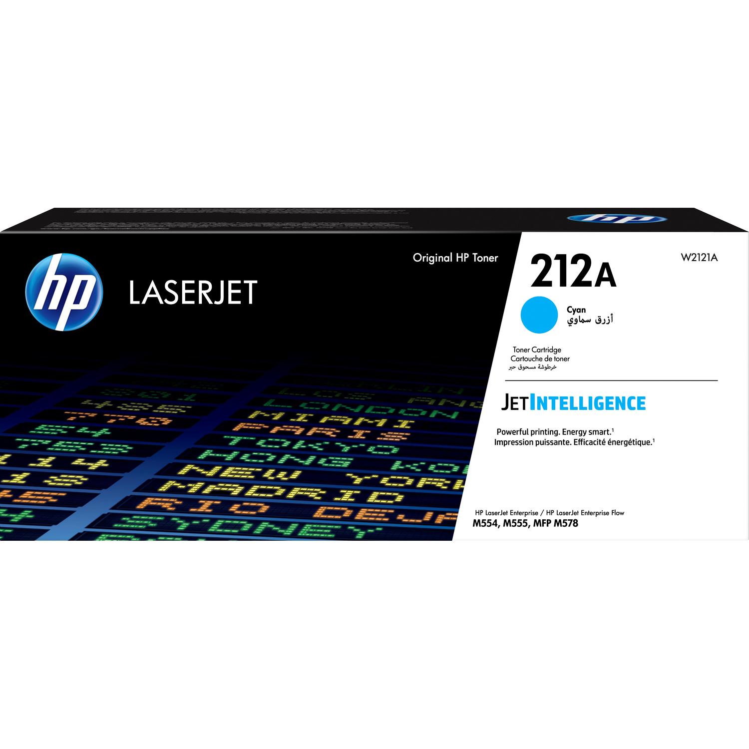 Тонер-картридж/ HP 212A Cyan Original LaserJet Toner Cartridge, W2121A