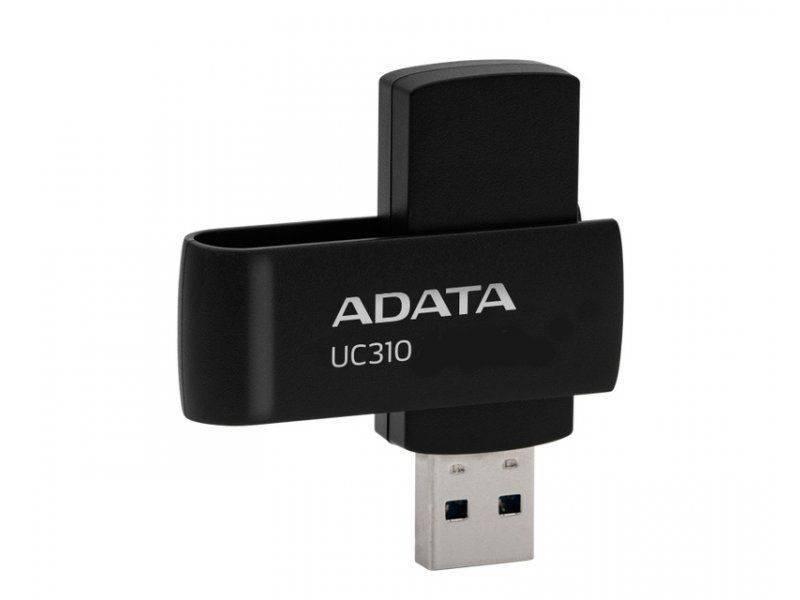 Флеш накопитель 256GB A-DATA UC310, USB 3.2, черный, UC310-256G-RBK