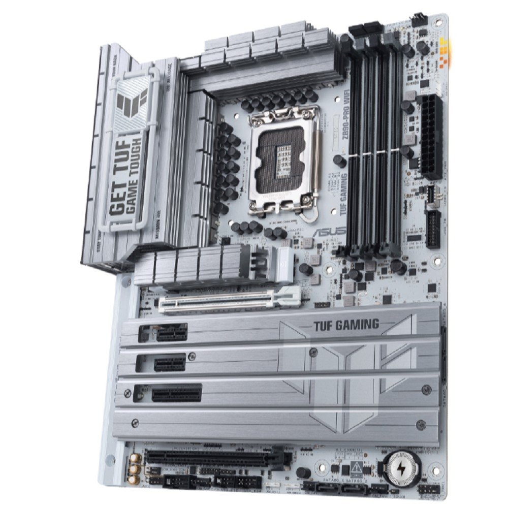 ASUS TUF GAMING Z890-PRO WIFI (LGA1851, Z890, 4*DDR5, 4*SATA, 4*M.2, 6*USB 3.2, 2*PCIx16, 1*PCIx4, 2*PCIx1,  2*Thunderbolt™ 4, HDMI+DP, ATX)