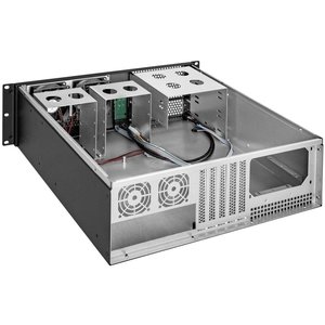 Exegate EX264270RUS Серверный корпус Exegate Pro 3U390-08 <RM 19",  высота 3U, глубина 390, без БП, USB>
