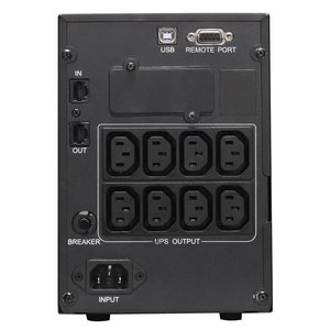 Источник бесперебойного питания Powercom Smart King Pro+ SPT-1000 LCD 800Вт 1000ВА черный/ UPS Powercom Smart King Pro+ SPT-1000 LCD 800W 1000Va black, SPT-1000-II LCD