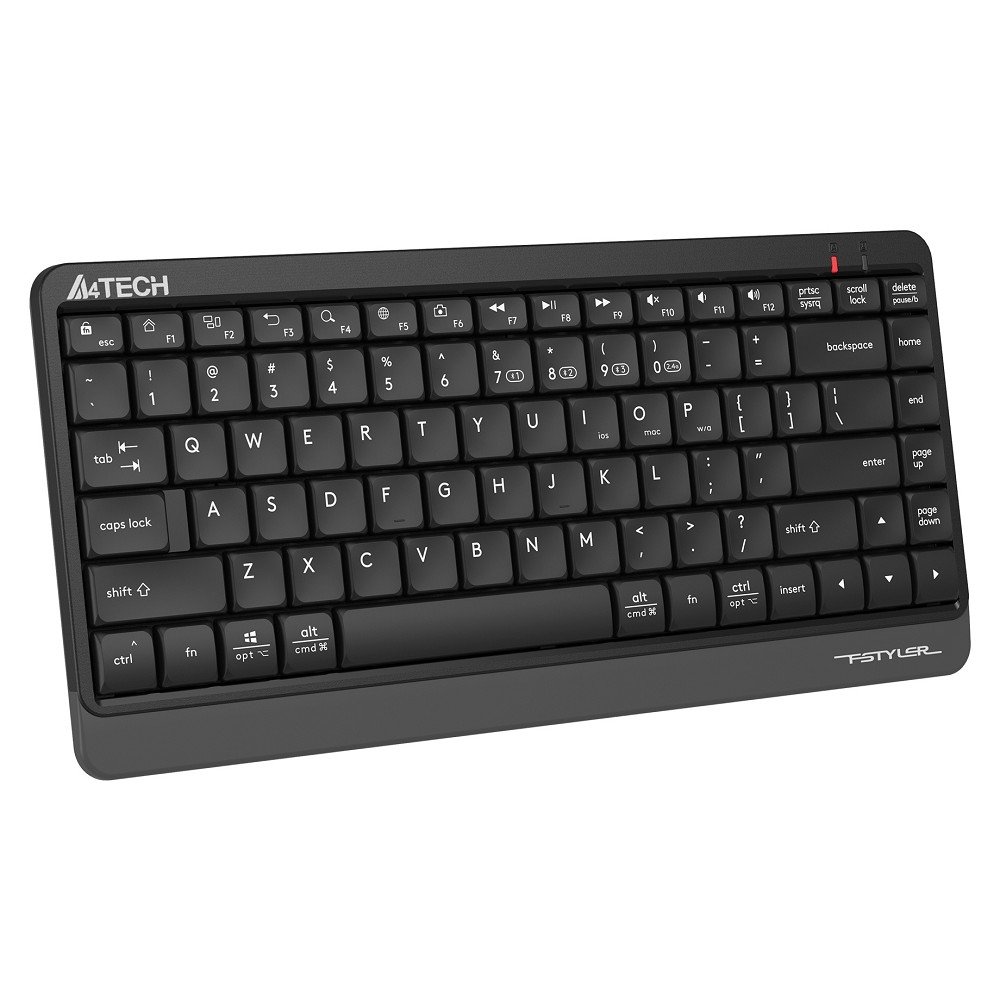 Клавиатура A4Tech Fstyler FBK11 черный/серый USB беспроводная BT/Radio slim [1595334], FBK11 GREY