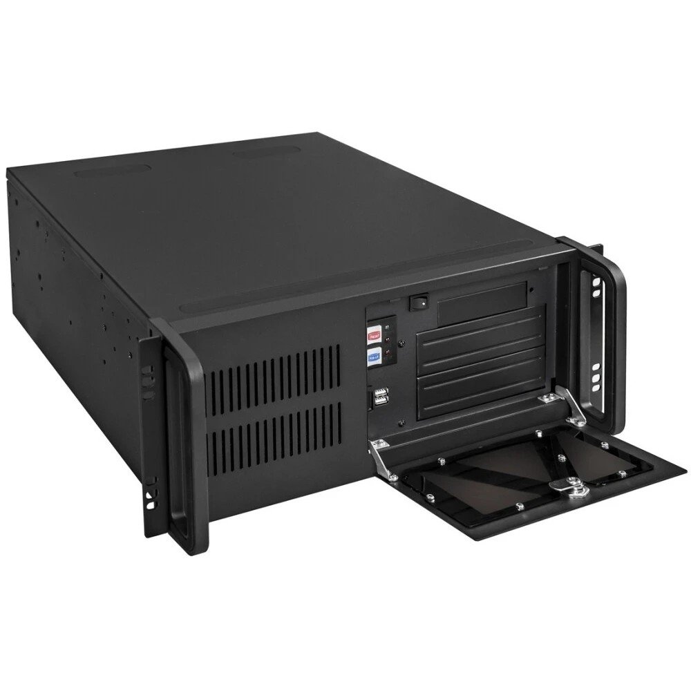Exegate EX244499RUS Серверный корпус Exegate Pro 4U4017S <RM 19",  высота 4U, глубина 450, без БП, USB>