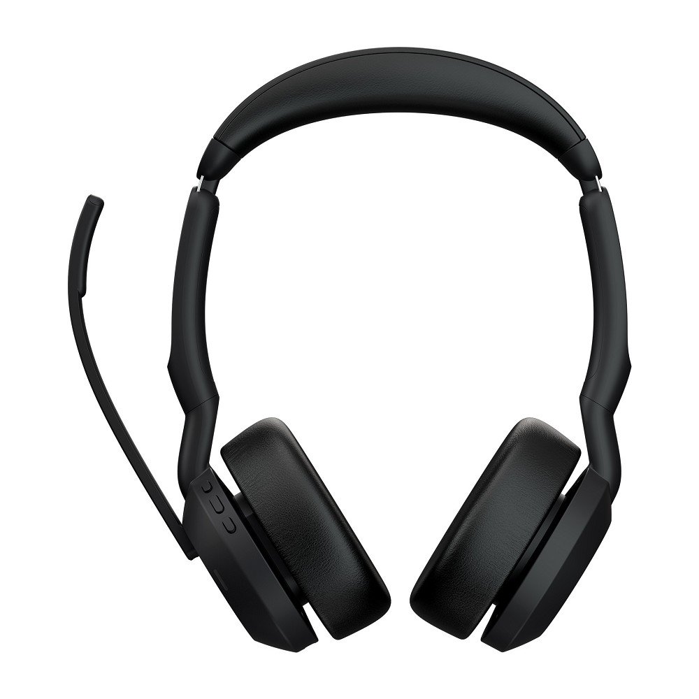 Jabra 25599-999-899 Наушники с микрофоном Jabra Evolve2 55, Link380c MS Stereo черный накладные BT оголовье (25599-999-899)
