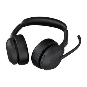 Jabra 25599-999-899 Наушники с микрофоном Jabra Evolve2 55, Link380c MS Stereo черный накладные BT оголовье (25599-999-899)