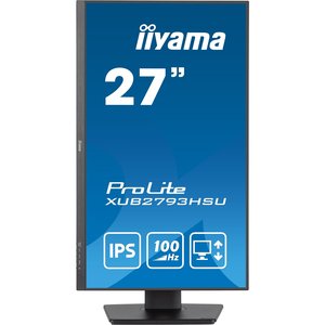 LCD Iiyama 27" XUB2793HSU-B7 {IPS 1920x1080 100Hz 1ms 300cd HDMI DisplayPort USB M/M HAS Pivot}