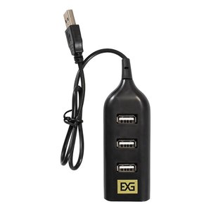 Exegate EX293976RUS USB-Хаб (концентратор) ExeGate DUB-42 (кабель-адаптер USB2.0 --> 4xUSB2.0, Plug&Play, черный)