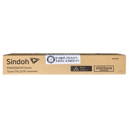 Оригинальный  чёрный тонер-картридж для МФУ Sindoh D330e/D332e. Ресурс 24 000 отпечатков, D320T24KK
