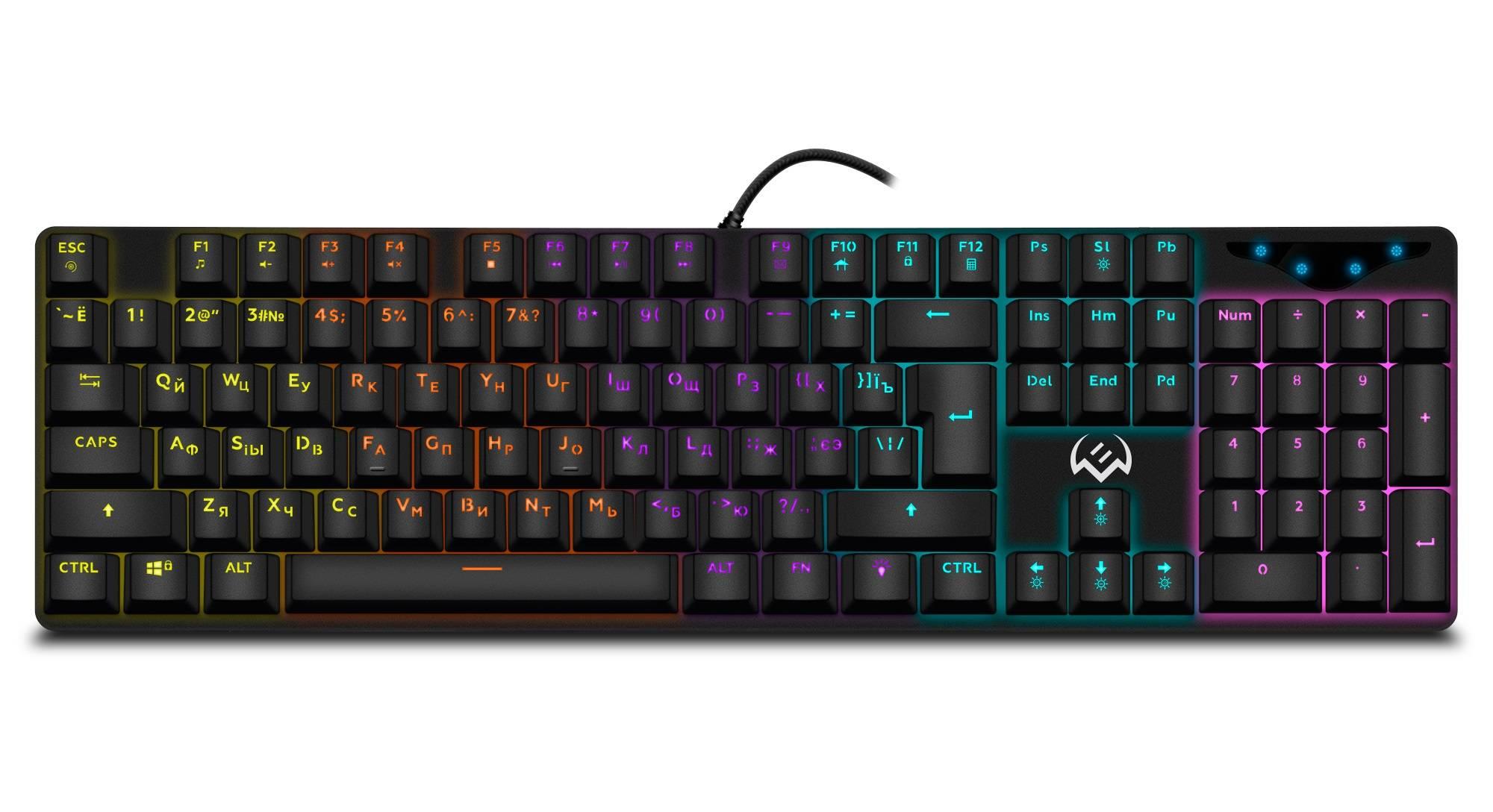 SVEN Клавиатура игровая механическая KB-G9300 (104кл., 20 Fn функций), SV-018245