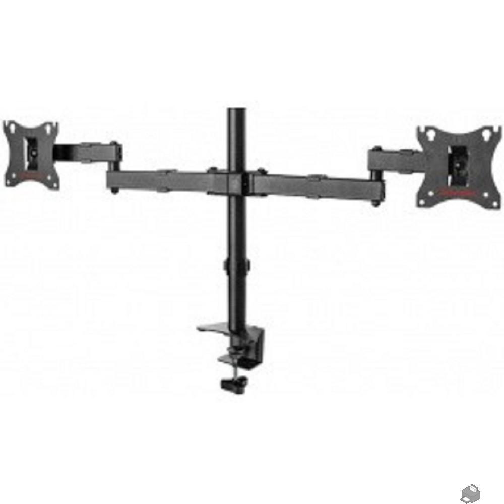 Arm Media LCD-T04 черный 15"-28" макс.14кг настольный поворот и наклон верт.перемещ., 10222