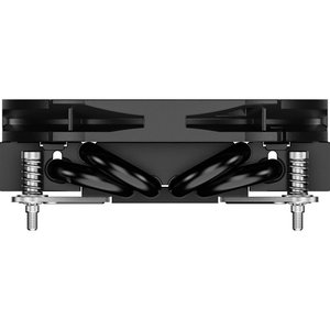 Cooler ID-Cooling IS-30i BLACK LGA1700/1200/115X низкопрофильный высота 30mm (36шт/кор, TDP 100W, PWM, 4 тепл.трубки прямого контакта, FAN 92mm) BOX