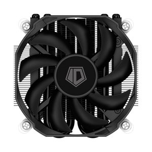 Cooler ID-Cooling IS-30i BLACK LGA1700/1200/115X низкопрофильный высота 30mm (36шт/кор, TDP 100W, PWM, 4 тепл.трубки прямого контакта, FAN 92mm) BOX