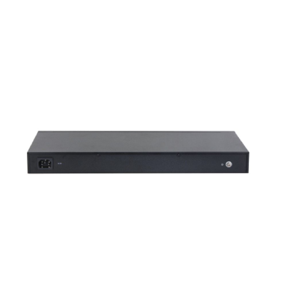 DAHUA DH-S3220-16GT-240 16-портовый гигабитный коммутатор с PoE, уровень L2, 16xRJ45 1Gb, 2xRJ45 1Gb uplink, 2xSFP 1Gb uplink, суммарно 240Вт, коммутация 40 Гбит/с, MAC-таблица 8К