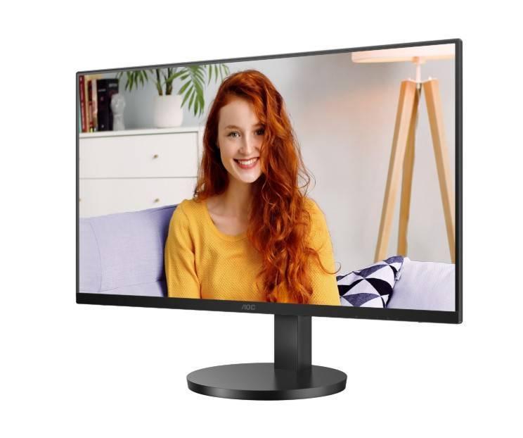 МОНИТОР 27" AOC U27B3AF Black (4K, IPS, 3840x2160, 4 ms, 178°/178°, 350 cd/m, 20M:1, +2xHDMI 2.0, +DisplayPort 1.4, +MM)