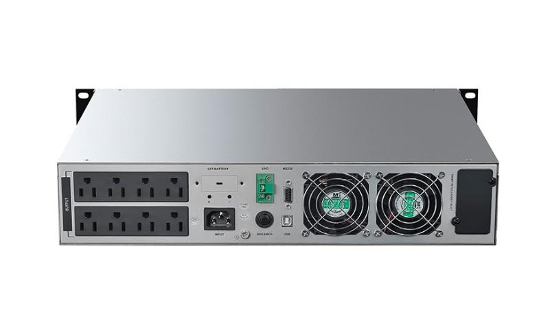 Онлайн ИБП MR-US3KRT-HTIE, 3кВА/3кВт, 96В, Вход: С20, Выход: 8*IEC C13 + 1*IEC C19, без батареи, стоечный, MARSRIVA