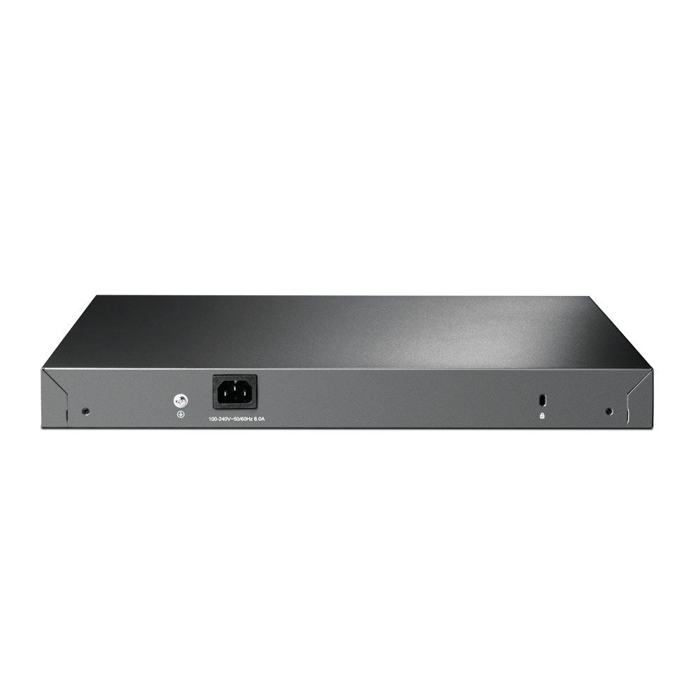 TP-Link SG3428XMP Управляемый коммутатор JetStream уровня 2+ с 24 гигабитными портами RJ45 и 4 портами SFP+