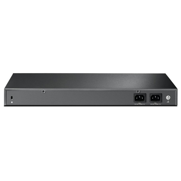 TP-Link SG3428XF Управляемый коммутатор JetStream уровня 2+ с 20 гигабитными портами SFP, 4 портами SFP+ и 4 комбинированными портами SFP/RJ45