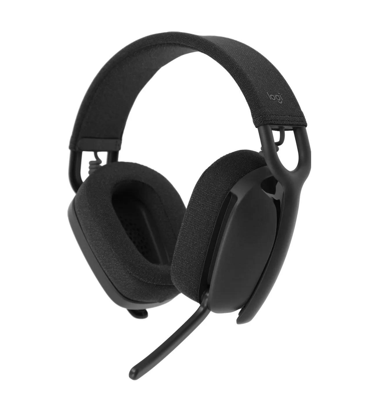Logitech Гарнитура Zone Vibe 100, для компьютера, мониторные, шумоподавление, Bluetooth, черный., 981-001213