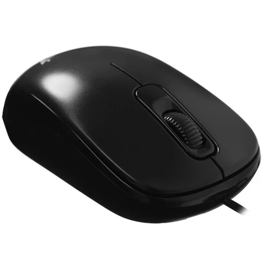 Мышь проводная Genius DX-110, USB, оптическая, разрешение 1000 DPI, 3 кнопки, кабель 1.5m, для правой/левой руки. Цвет: черный (31010009400)