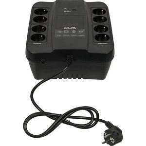 PowerCom Spider SPD-450N ИБП {OffLine, 450VA/270W, Tower, 8xEURO: 4 с резервным питанием, 4 с фильтрацией} (332718)
