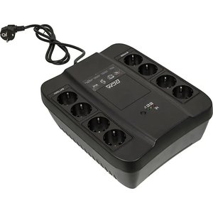 PowerCom Spider SPD-450N ИБП {OffLine, 450VA/270W, Tower, 8xEURO: 4 с резервным питанием, 4 с фильтрацией} (332718)
