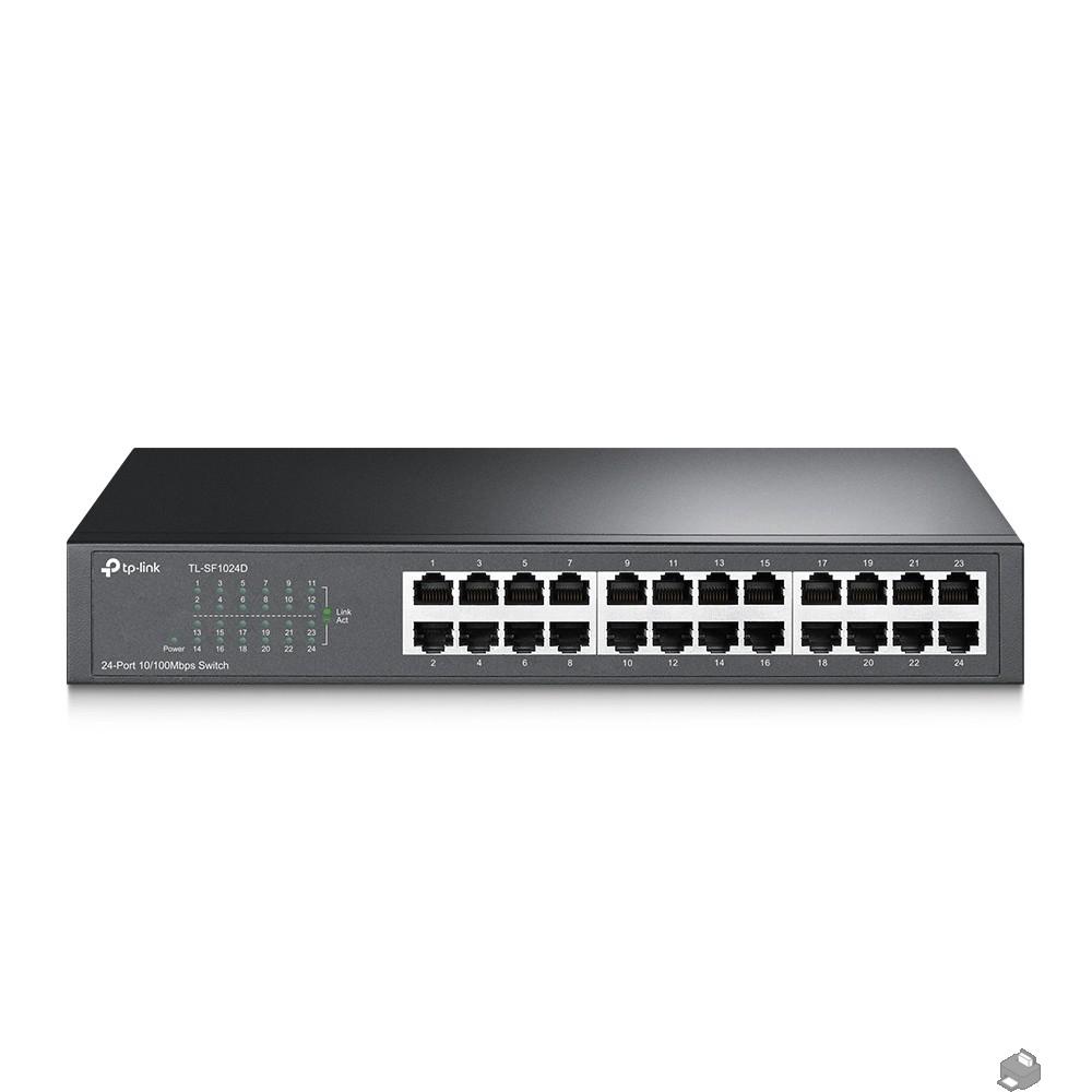 TP-Link TL-SF1024 Коммутатор с 24 портами 10/100 Мбит/с для размещения в стойке