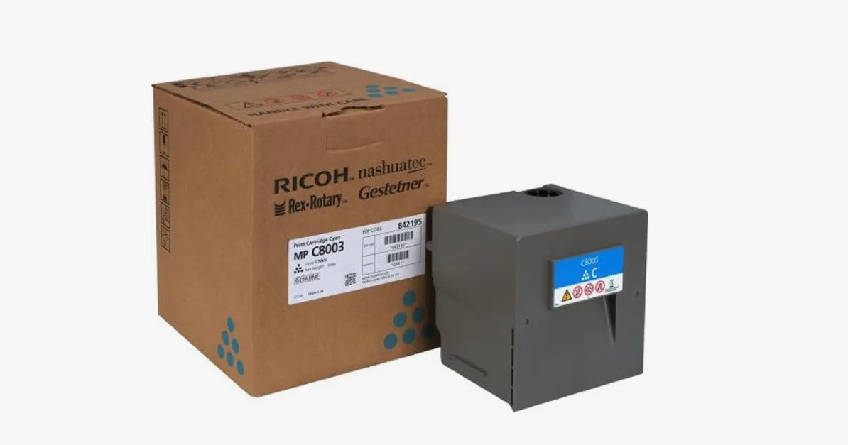 Тонер-картридж тип MPC8003 голубой для Ricoh MPC6503/8003SP (26000стр) 842195