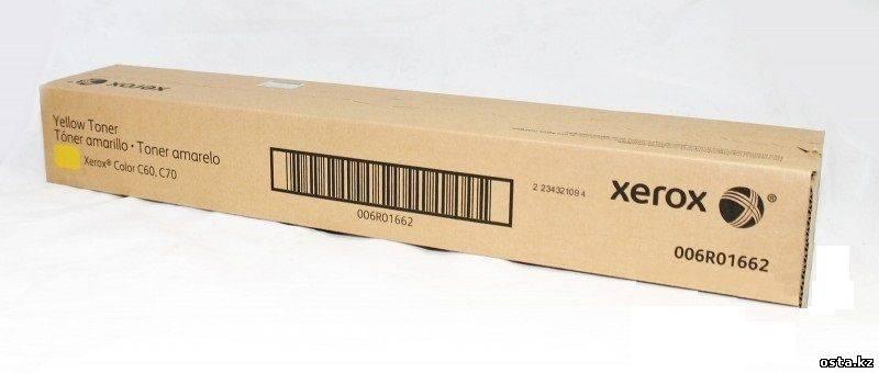 Тонер-картридж XEROX Color С60/C70 желтый (34K), 006R01662