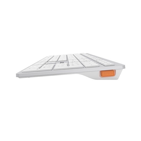Клавиатура A4Tech Fstyler FBX50C белый USB беспроводная BT/Radio slim Multimedia (FBX50C WHITE)