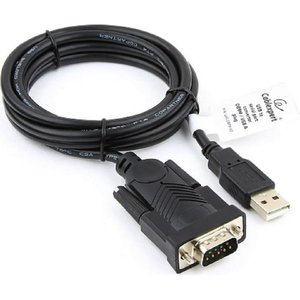 Gembird Конвертер USB->SERIAL UAS-DB9M-02 AM/DB9M, 1,5 м, PL2303TA, WinXP-Win8, черный, пакет