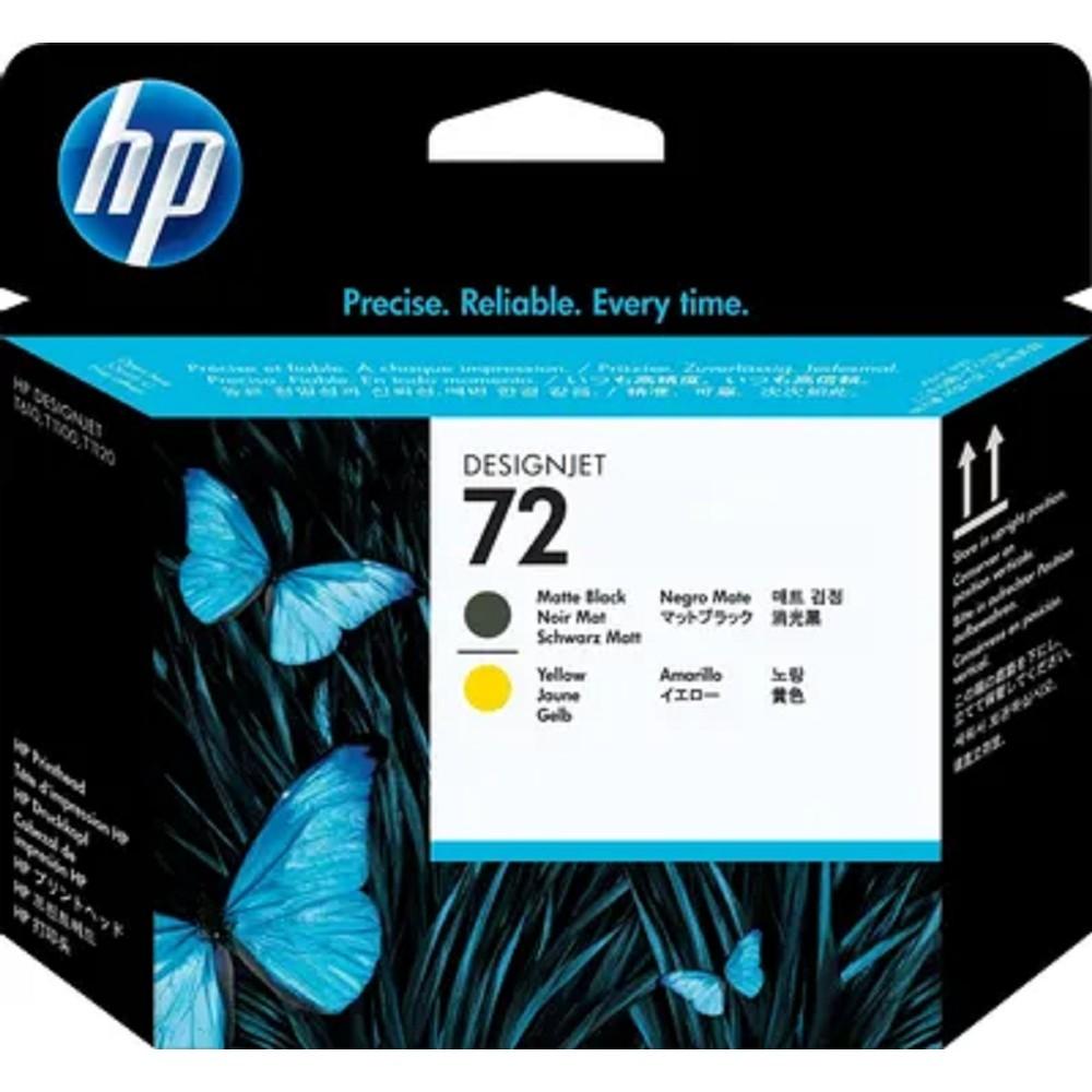 HP C9384A Печатающая головка №72, Matte Black & Yellow {DJ T610/T620/T770/T1100/T1120/T1200, Matte Black & Yellow}