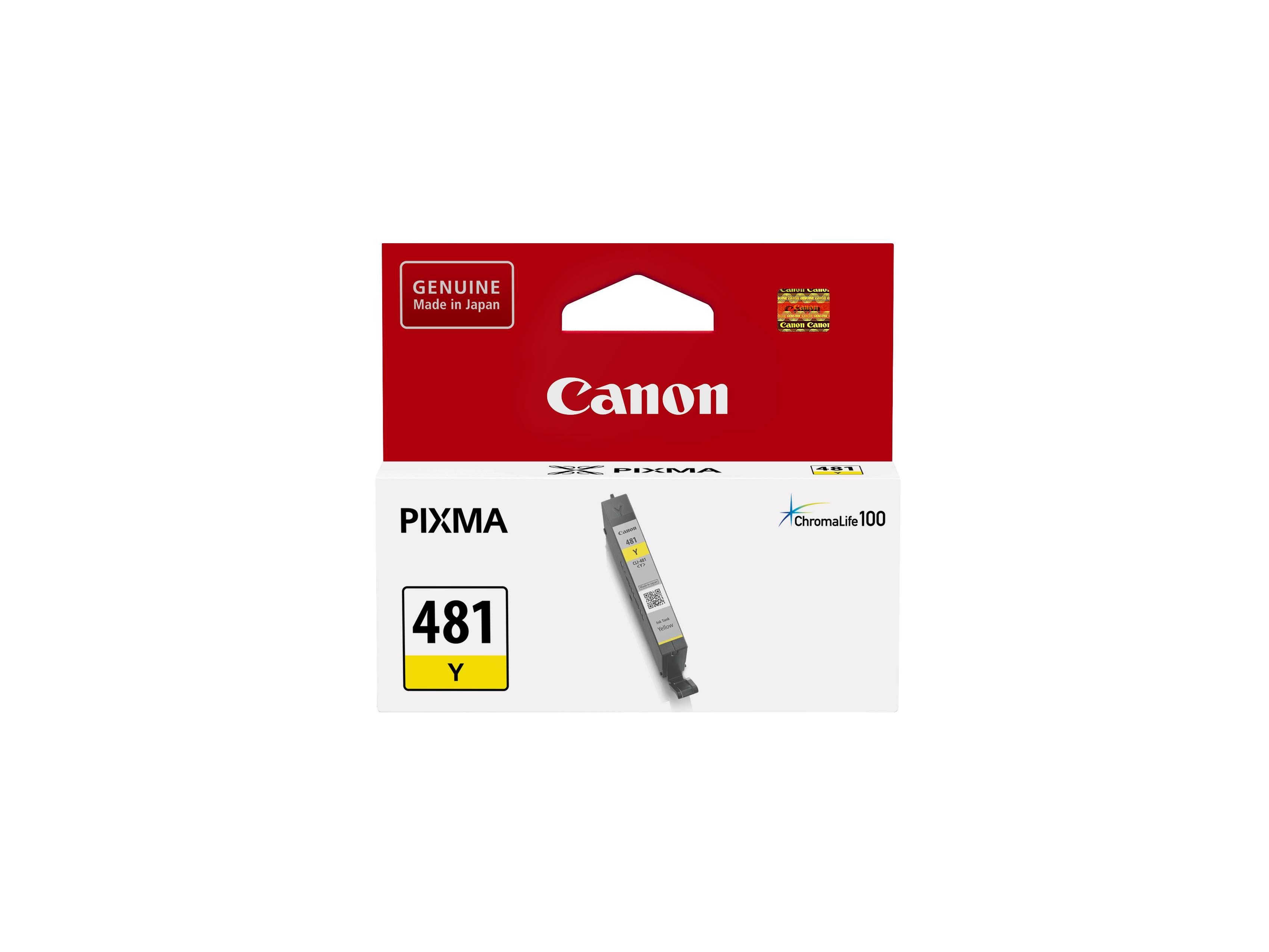Картридж CANON CLI-481 Y желтый, 259 стр, 2100C001