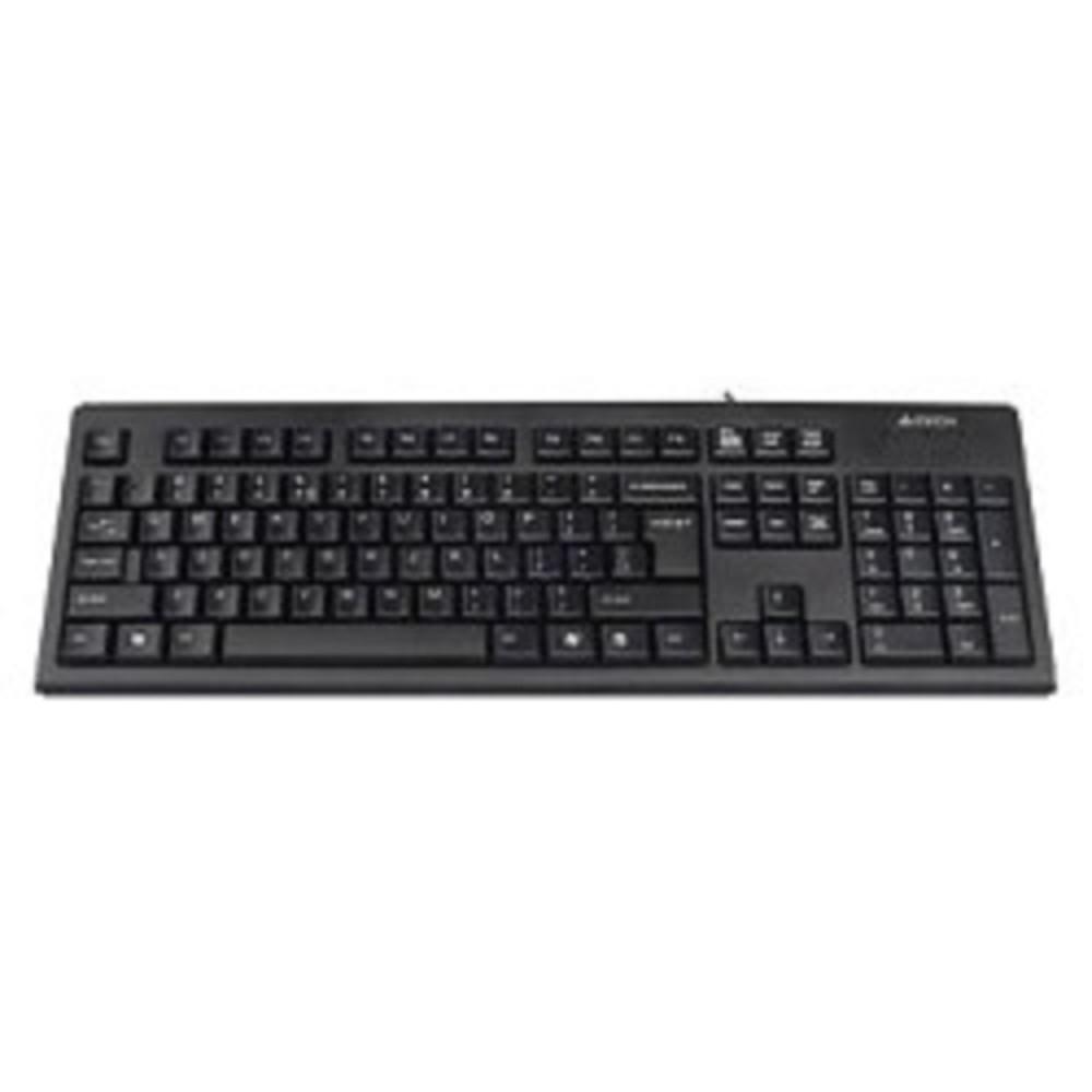 Клавиатура A-4Tech KR-83 black USB, проводная USB, 104 клавиши [533406], KR-83 BLACK