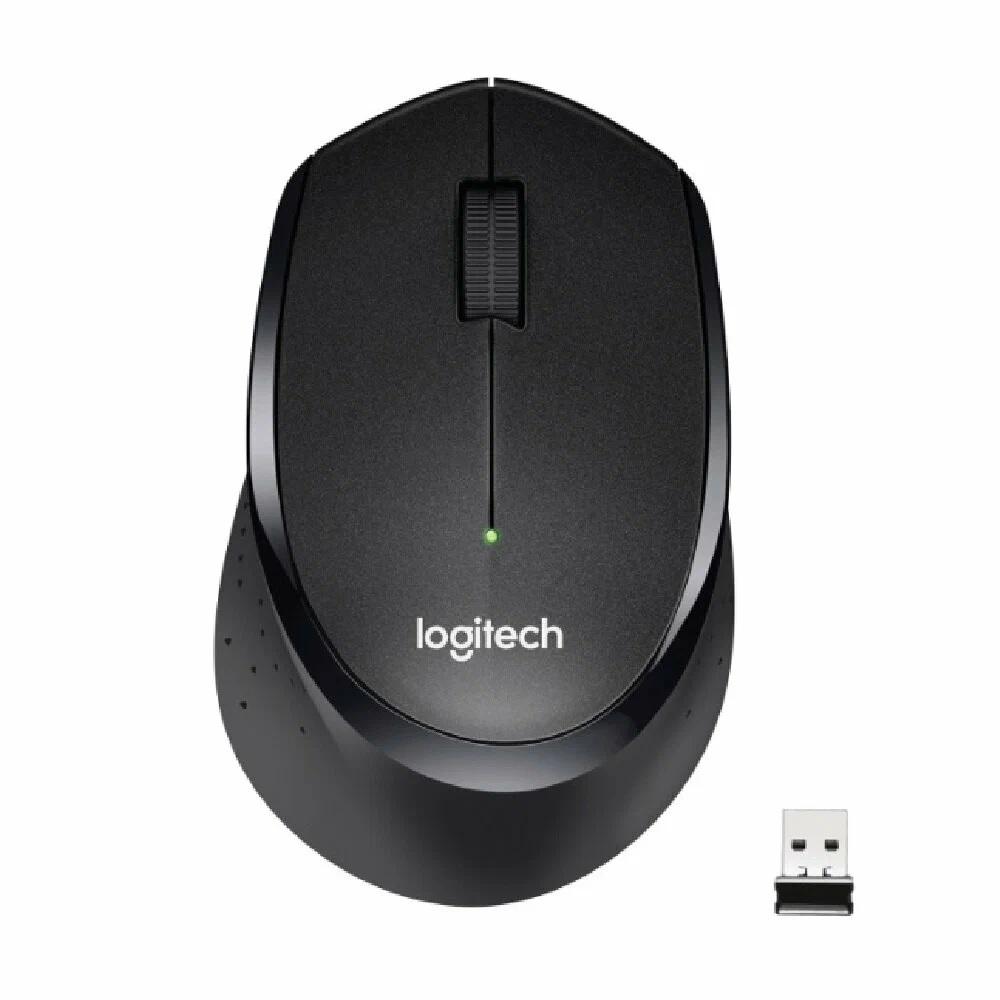 Logitech M330 Silent Plus Мышь беспроводная, оптическая, бесшумная, 1000 dpi, радиоканал 10 м, чёрный., 910-004944