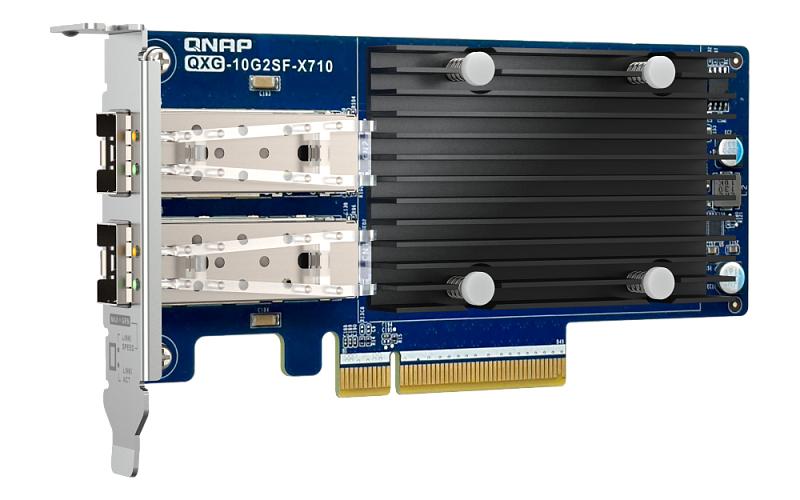 Карта расширения QNAP Expansion Card QXG-10G2SF-X710 PCIe Gen3 x8 2x10GbE(SFP+)