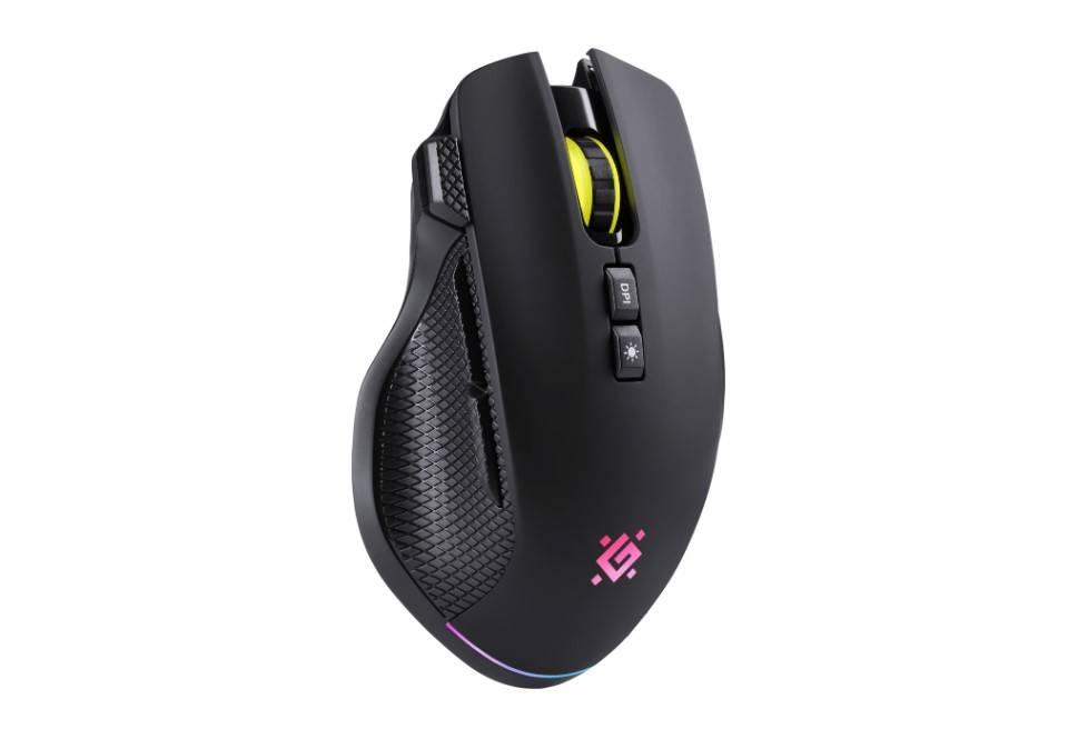 Defender Игровая мышь беспроводная Immortal GM-421 чер,8D,10000dpi,3в1,400mAh,RGB, 52421