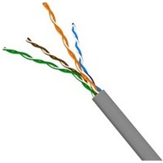 Кабель TWT FTP, серии XS, 4 пары, Кат.5e, PVC, серый, 305 метров, TWT-5EFTP-XS