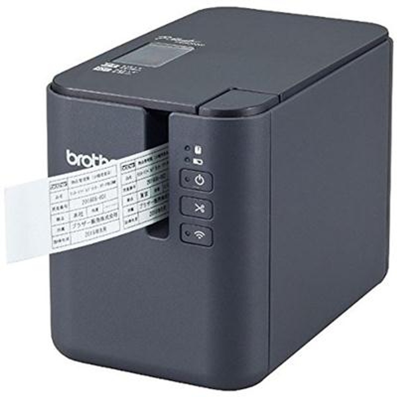 Принтер для печати наклеек Brother PT-P950NW (настольный, авторезак, поддержка лент TZE шириной от 3,5 до 36мм, скорость печати до 60 мм/сек, до 360x720dpi, LAN, WiFi, USB, RS232, в комплекте БП и кассета TZE261) PTP950NWR1