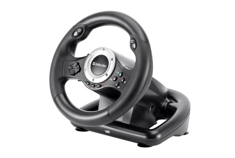 Defender Игровой руль Turbo Pro PC/PS3/PS4/Xbox,10кнопок, 64291