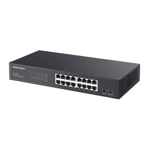 Mercusys MS116GS Коммутатор с 16 гигабитными портами для размещения на столе или в стойке