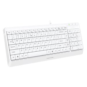 Клавиатура + мышь A4Tech Fstyler F1512 клав:белый мышь:белый USB (F1512 WHITE)