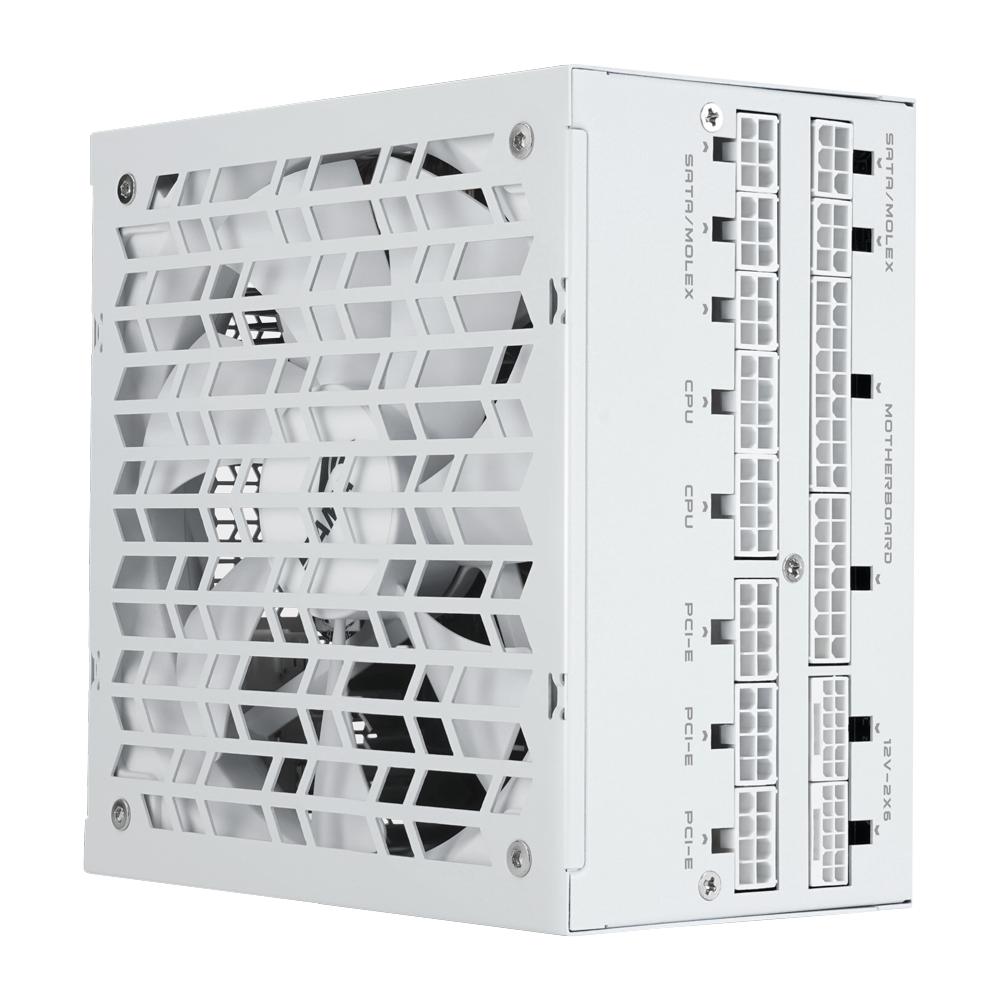 Блоки питания/ Power Supply SAMA P1000 White (XPH1000-AP), 1000W 80+ Platinum (ATX, 3.1, PCIe 5.0, Full modular, 1x24(20+4)pin mesh 600mm, 2xCPU 8(4+4)pin 700mm, 3xPCIe*2 8(6+2)pin 600mm, 1x12VHPWR PCIe 5.1 12+4pin 600W 600mm, 4xSATA*3 450+150+150+150mm, 4xMOLEX4pin*3 450+150+150+150mm , Active, 140x140mm, 150x150x86mm, APFC, OVP, UVP, SCP, OCP, OTP, OPP, SIP, white), P1000-WHPFF001-EU