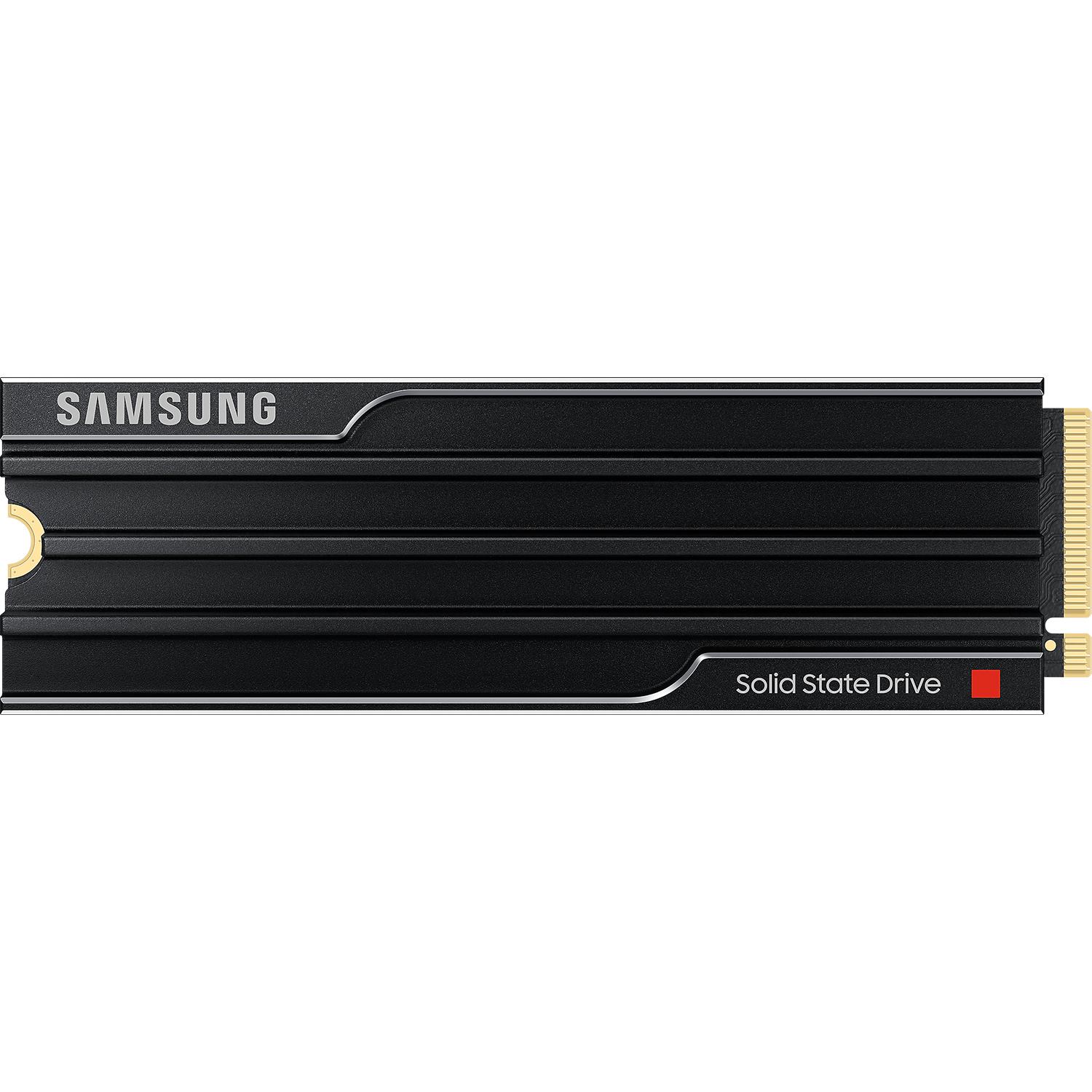 Твердотельный накопитель/ Samsung SSD 9100 PRO, 1000GB, M.2(22x80mm), NVMe 2.0, PCIe 5.0 x4, V-NAND TLC, R/W 14700/13300MB/s, IOPs 1 850 000/2 600 000, TBW 600, DWPD 0.3, with Heatsink (12 мес.), MZ-VAP1T0CW