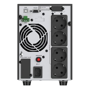 ИБП CBR ESSENCE ESN-2000 [Online 2000 VA / 2000 W, Tower, 4 x EURO, LCD, HID-USB, RS232, EPO, SNMP slot] (ESN-2KT-4F-LCHERSC)